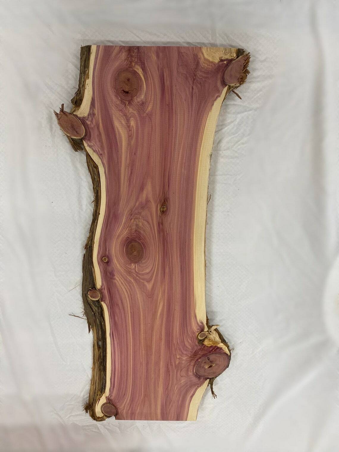 Eastern Red Cedar Live Edge Slab Kiln Dried and Planed | Various Sizes
