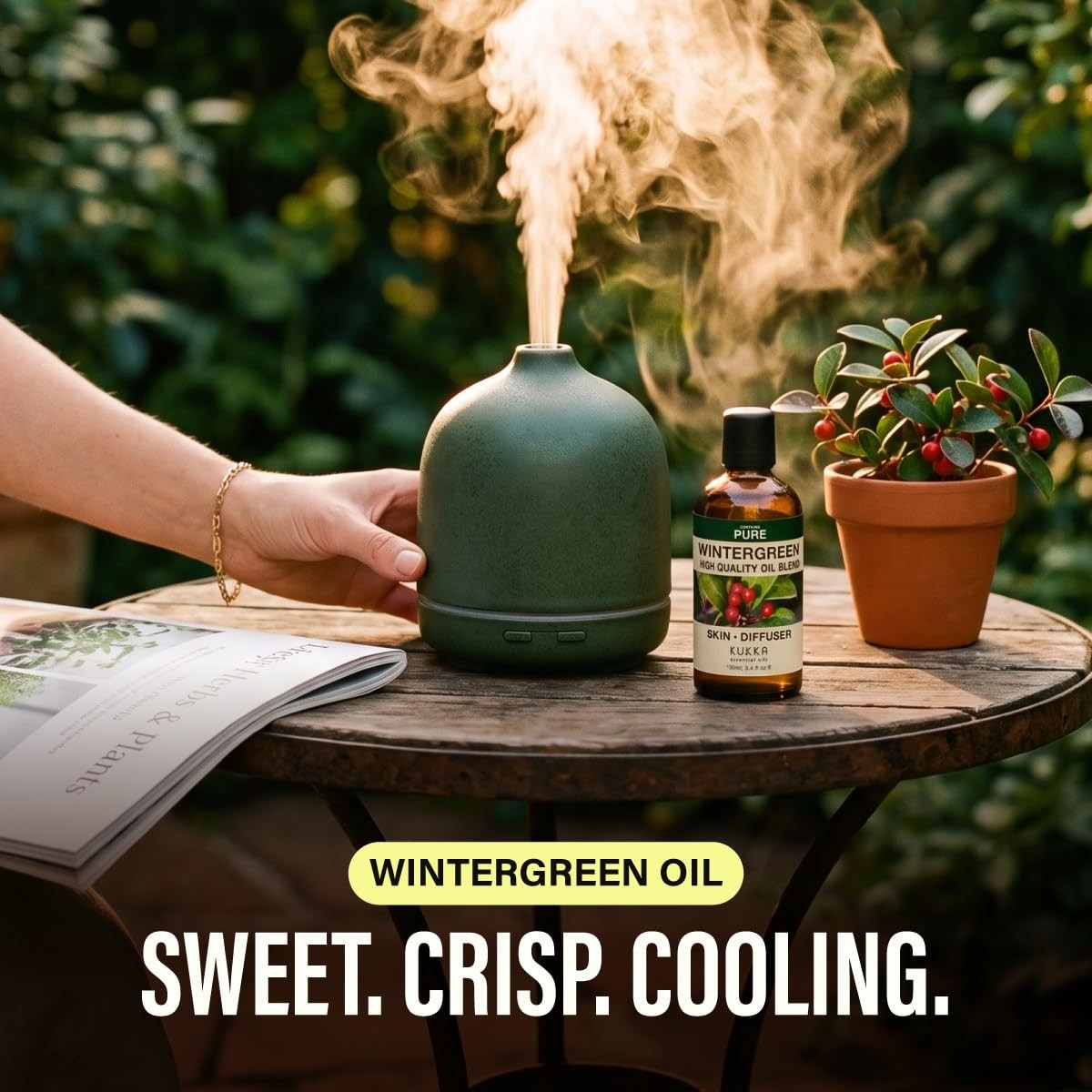 100% Pure Wintergreen Oil – 3.40 Fl Oz 3.4 (Pack of 1)