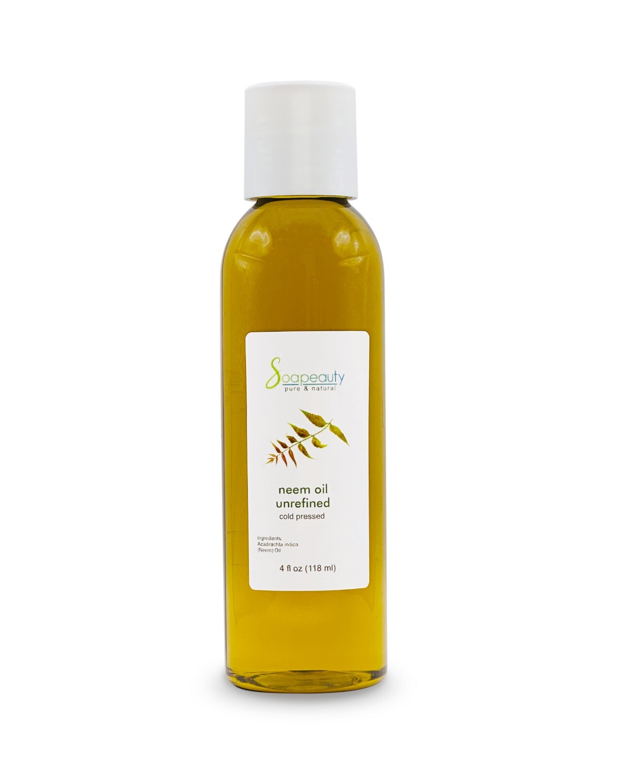 NEEM OIL 100% PURE VIRGIN UNREFINED NATURAL COLD PRESSED 4 OZ