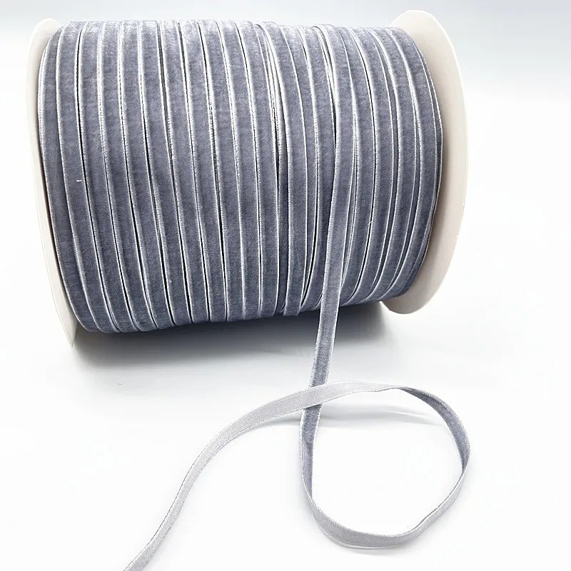 velvet ribbon 5yards 6mm assorted colors