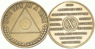 Z58. Al-Anon Medallion in Bronze (1 Month – 55 years)