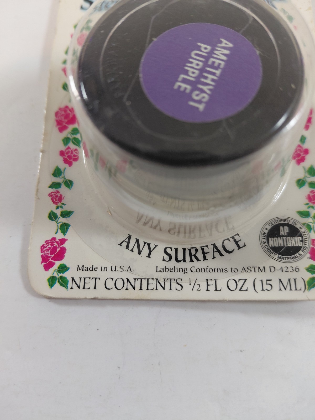 Stencil Magic Delta Amethyst Purple Oil-Based Stencil Paint Creme 0.5 fl oz NEW
