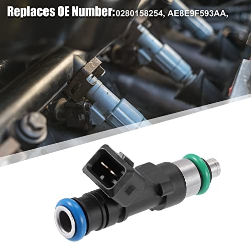 4 Pcs 0280158254 AE8E9F593AA Car Fuel Injector for Ford Fiesta 1.6L 2011-2012