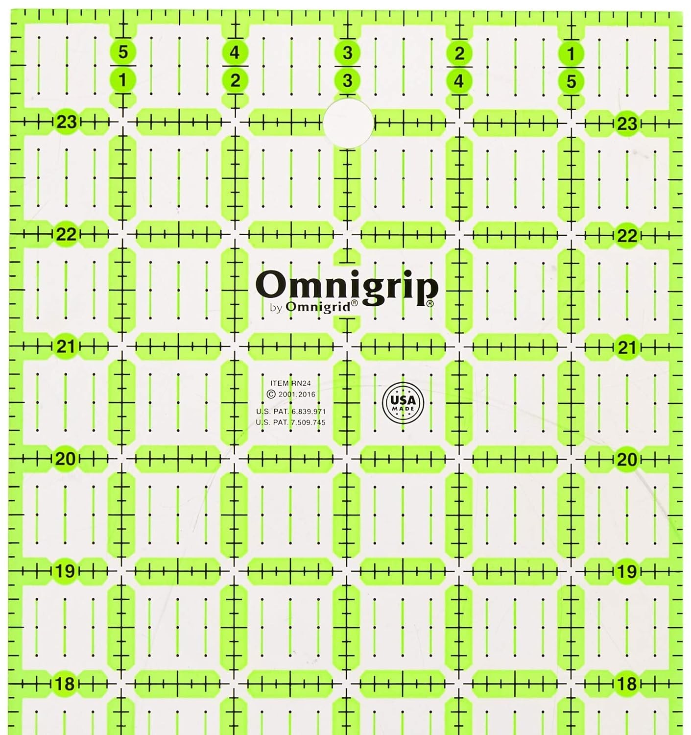 Sewing Quilting Non-Slip Ruler 6″ x 24″