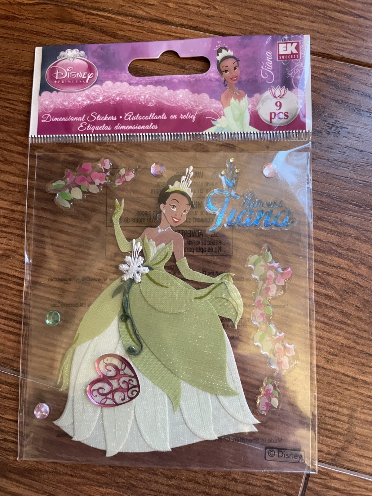 Disney princess dimensional stickers by EK Success–YOU PICK