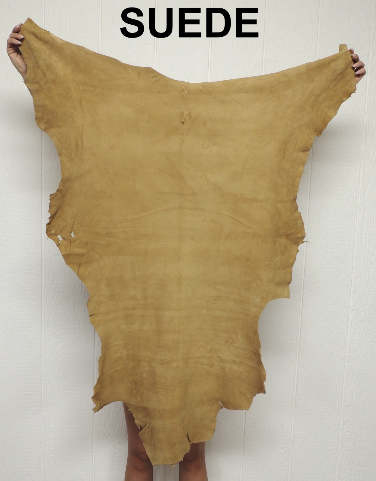 SMOKE BUCKSKIN Leather Hide for Native Crafts Laces Pipe Bags Regalia Pelt Skins
