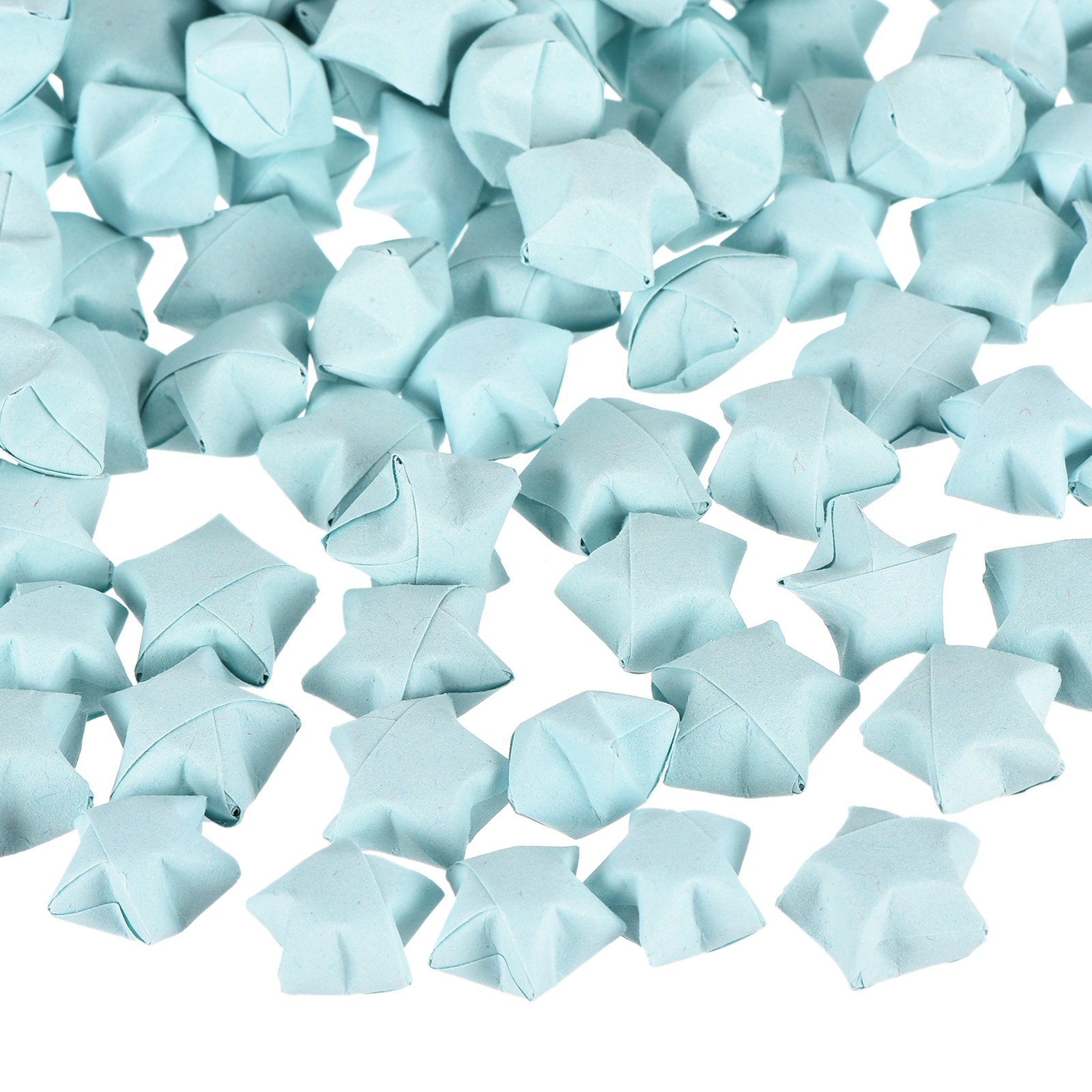 272pcs Pre-made Origami Lucky Stars Paper Wishing Star Light Blue