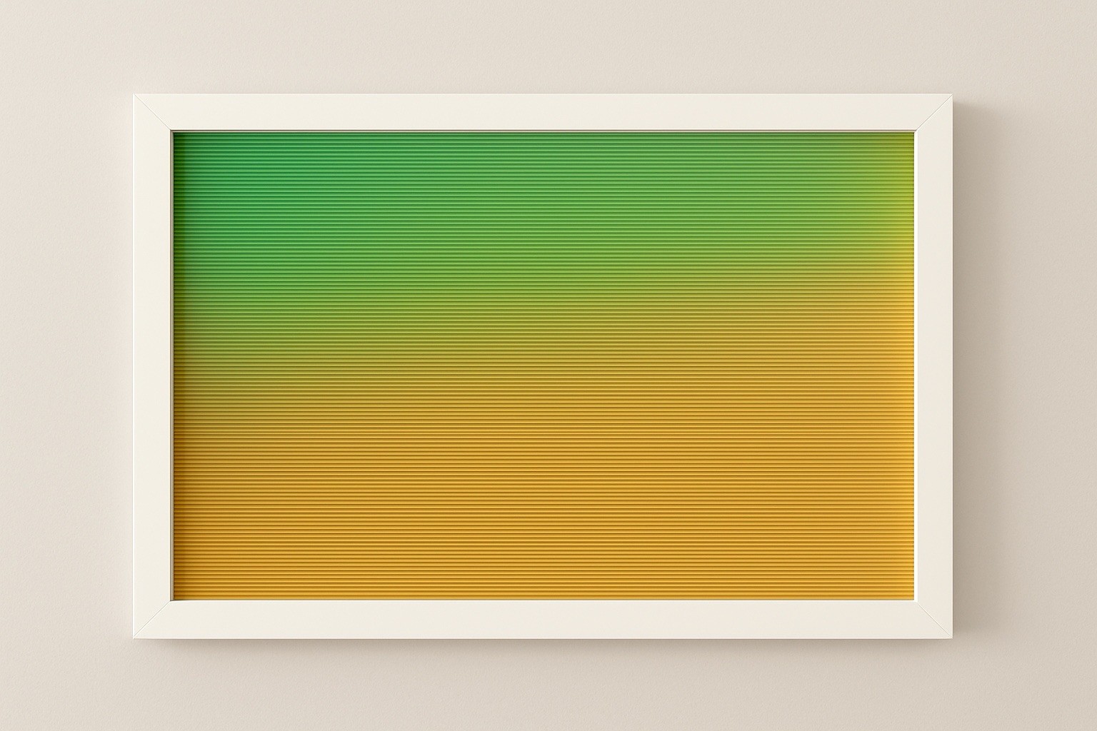 Original Wall Art – Iridescent Fluted Acrylic – Framed 12×16 Home Decor