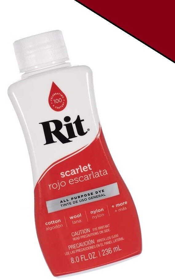 Rit Dye More For Clothes Liquid All Purpose Paint Restore Repair Black, 8 Oz New