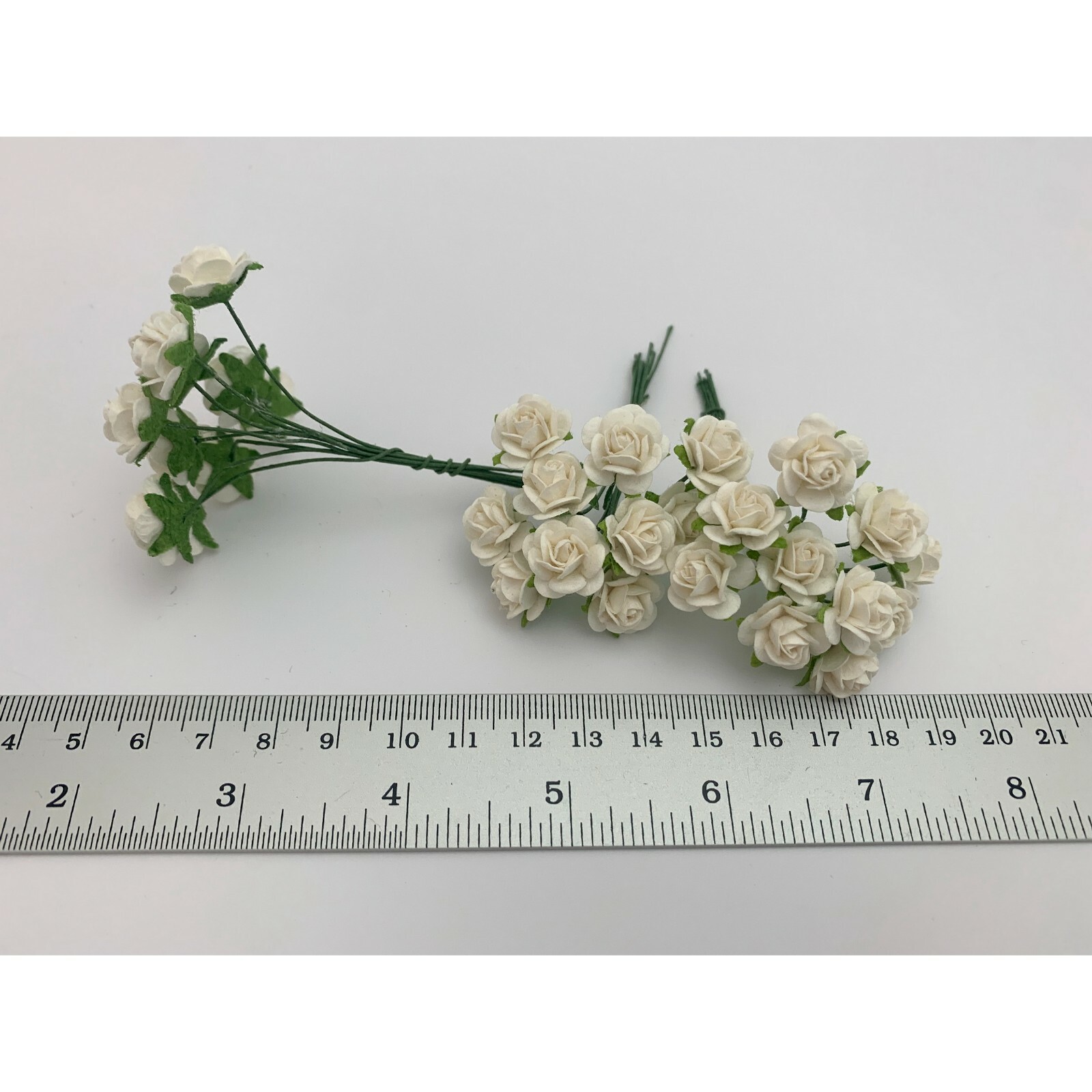 5/8″ or1.5cm Pastel Open Paper Flower Wedding Scrapbook Baby Shower Rose R8-426