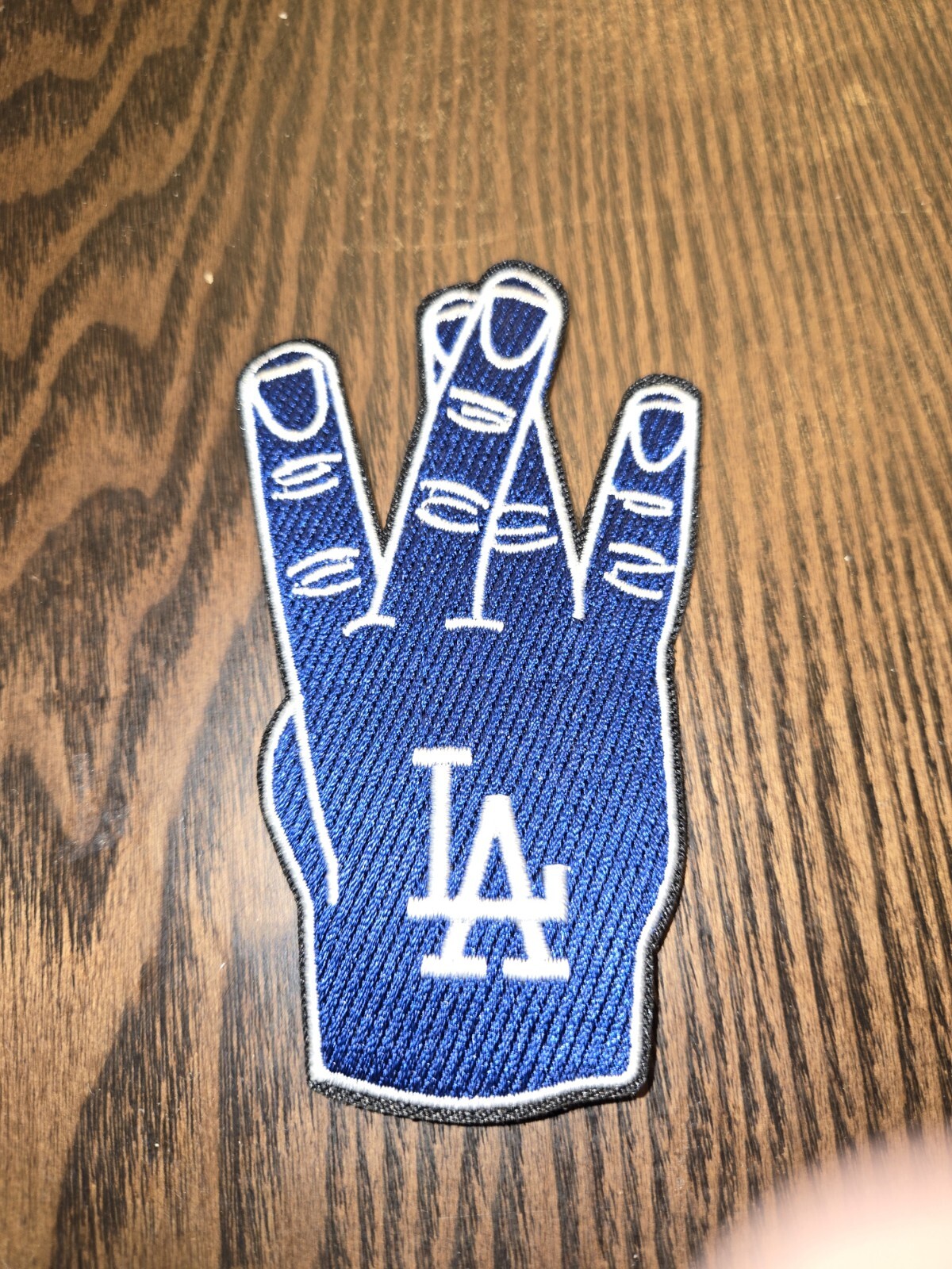 Blue LA Dodgers Patch Los Angeles West Coast W Embroidered Iron On