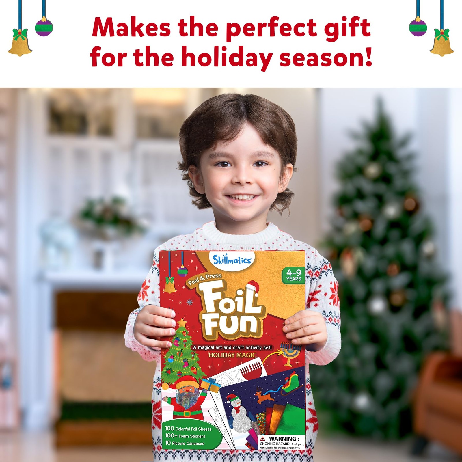 Foil Fun – Mess-Free Art & Craft Kit for Kids, DIY Creative Activity, Travel …