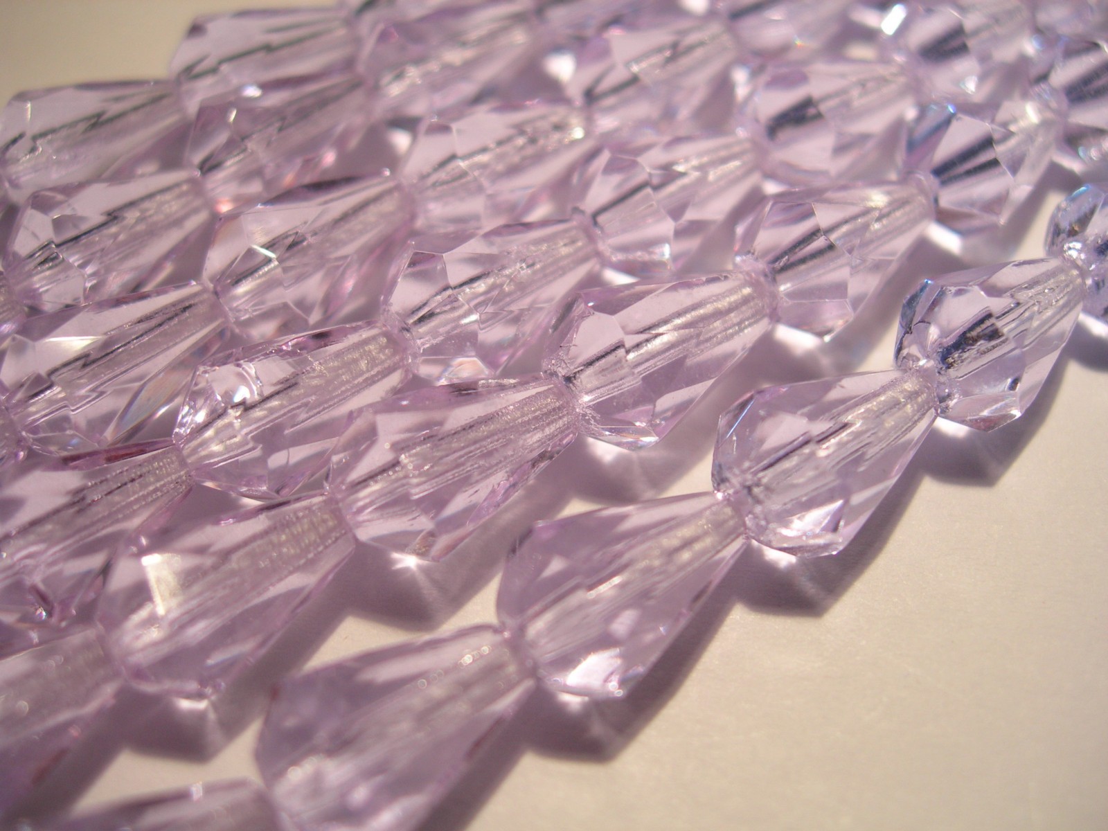 25 Color Changing Alexandrite Czech Glass Faceted Bell Teardrop Beads 10x7mm