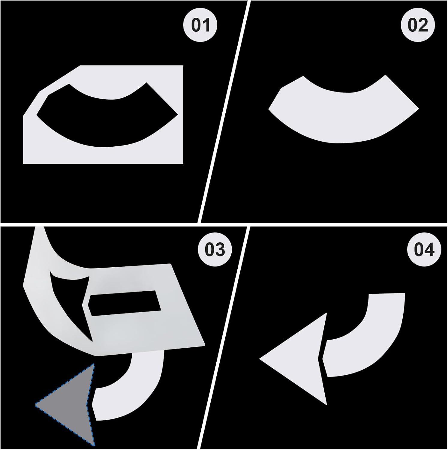 2 Pcs Parking Lot Arrow Stencil 60″ X 36″ Pavement Stencils Set Foldable Straigh