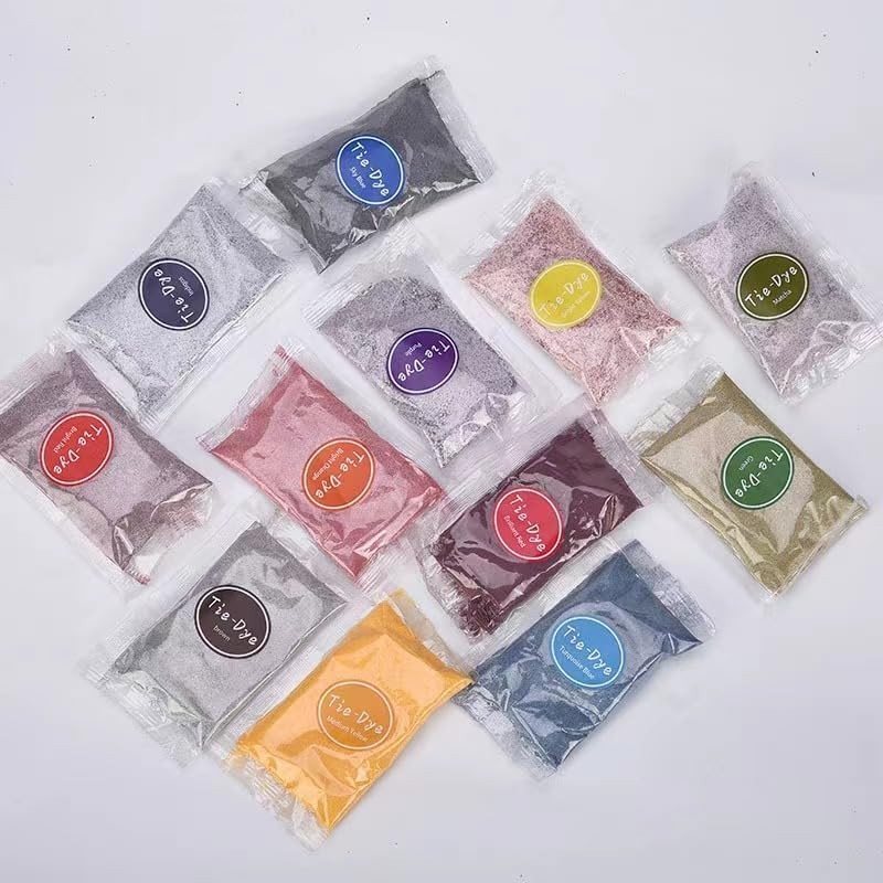 36 Colors Tie Dye Powder Kit for Fabric DIY Rainbow Party Arts & Crafts