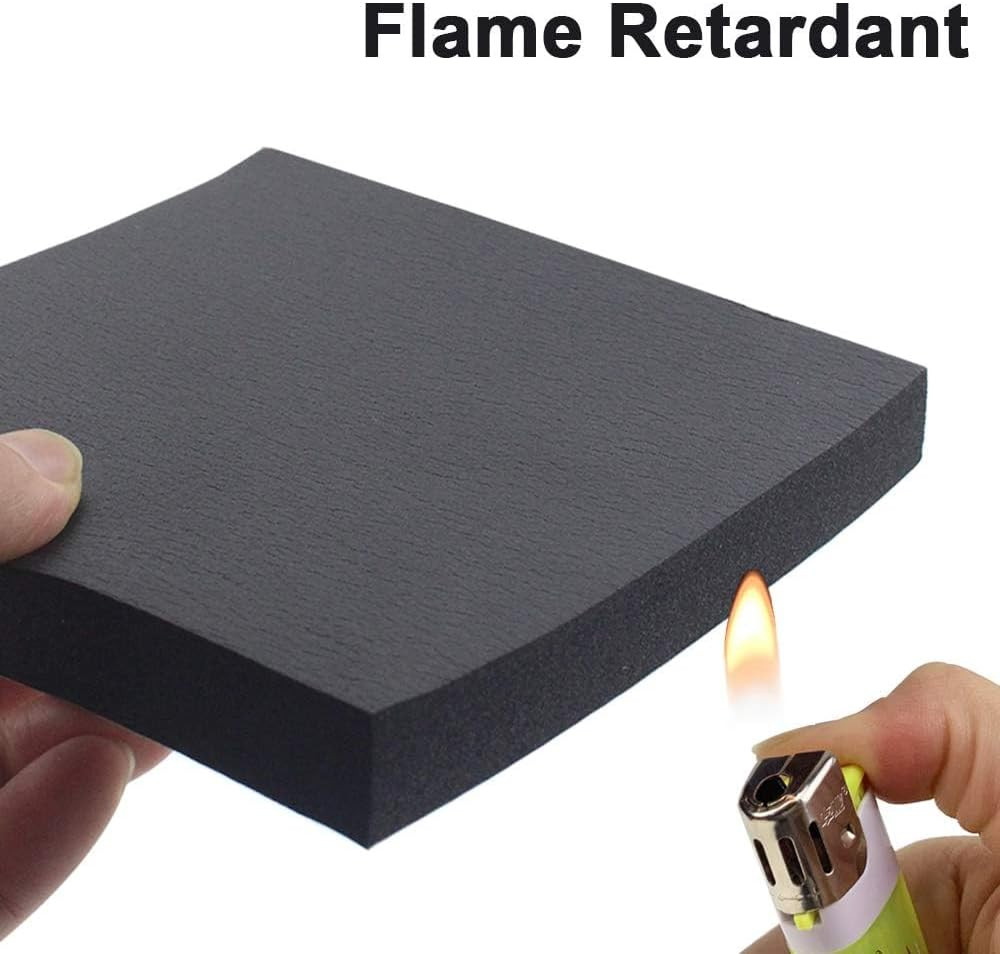 10 Pcs 1/8″ Thick Foam Padding Sheets with Adhesive Backing – 4″ X