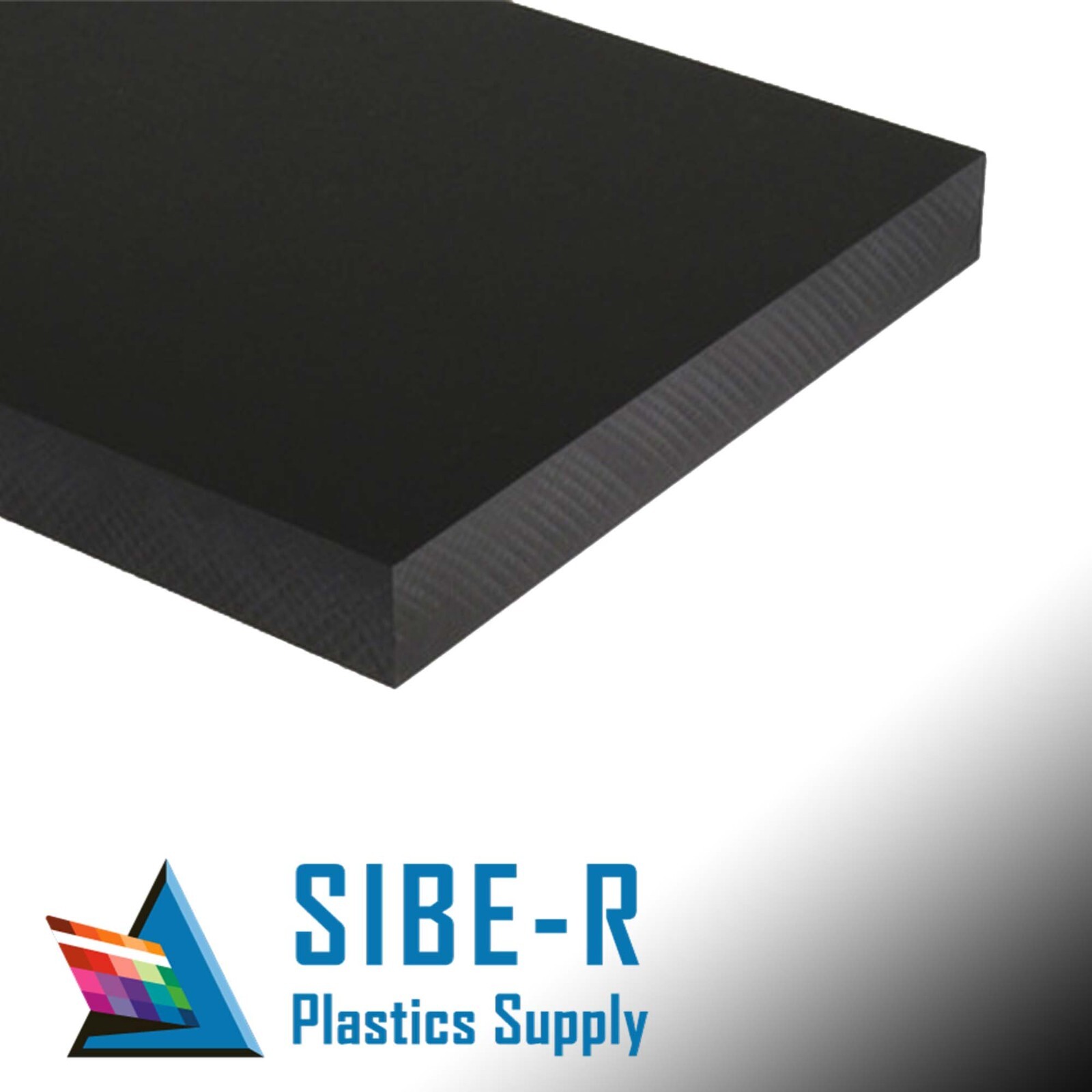 HDPE Plastic Sheet – 1/2″ Thick (12mm) – Black – Choose the Size