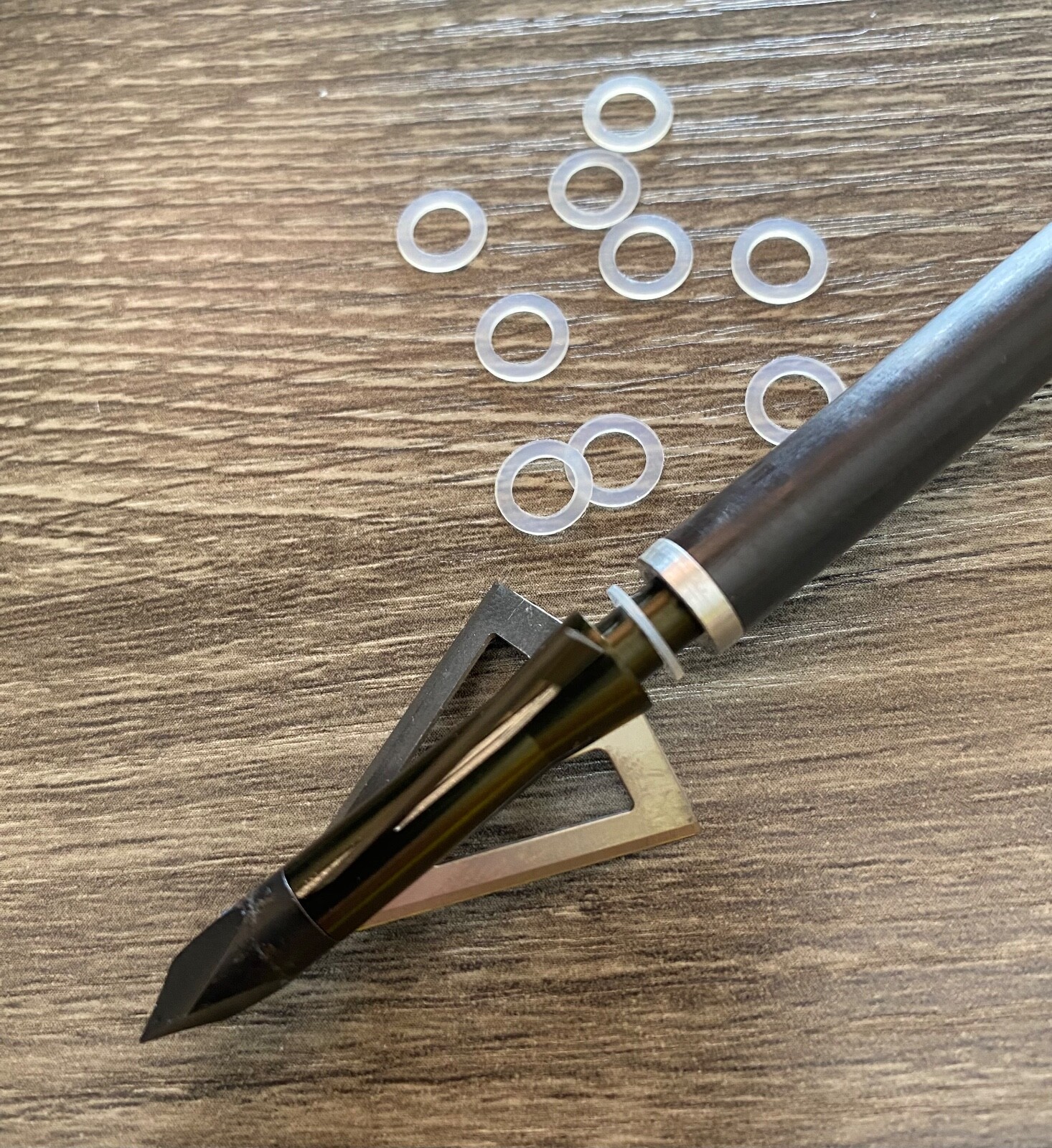1 DOZEN Arrow Point Lock Broadhead Field Points WASHERS Archery Choose Type NEW