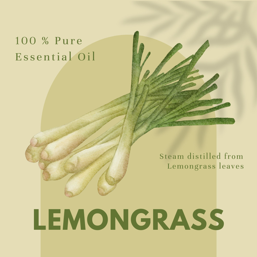 10 ml Lemongrass Essential Oil (100% Pure & Natural) – GreenHealth