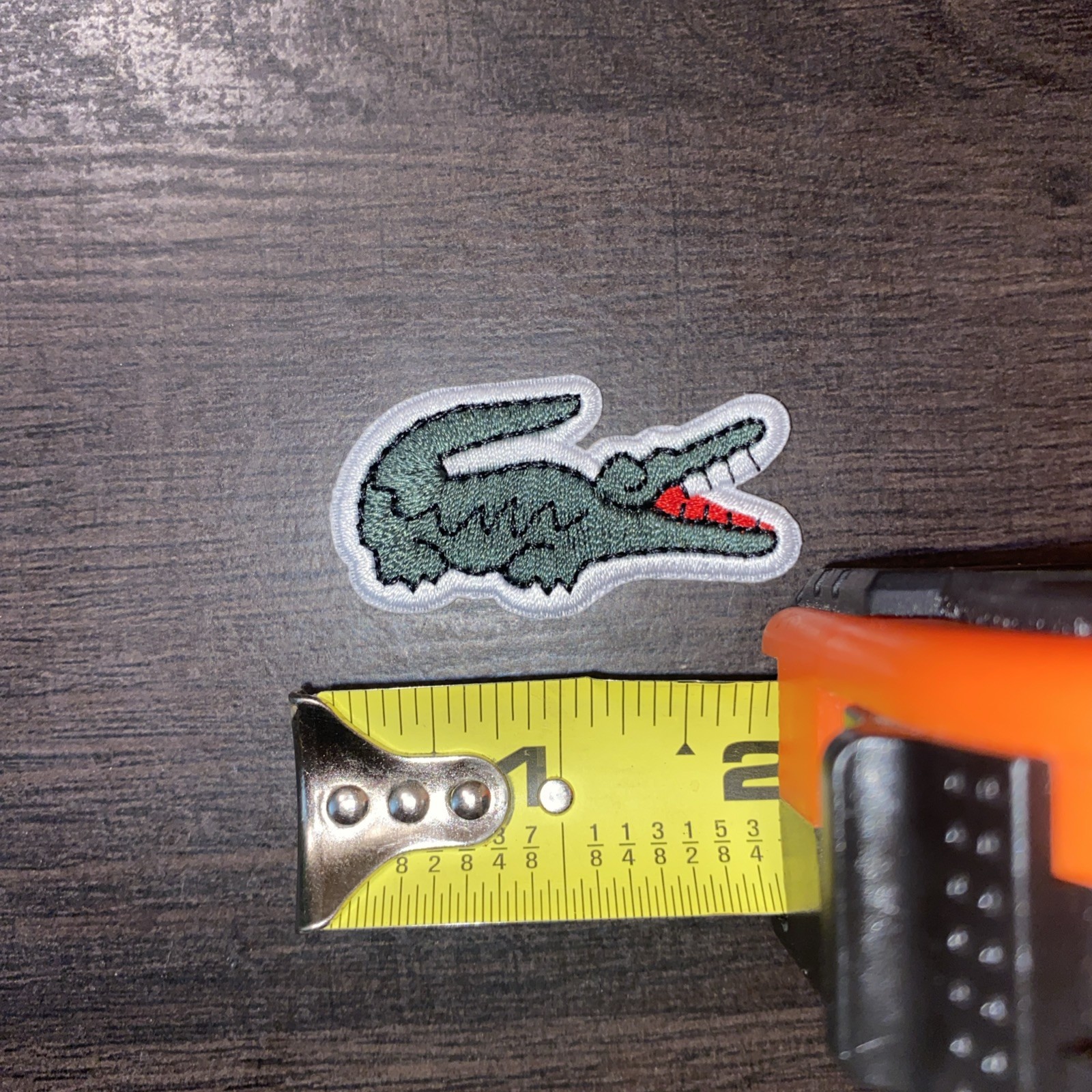 Lacoste Alligator Patches | Embroidered Logo – Iron/Sew On | 4 Pack Green