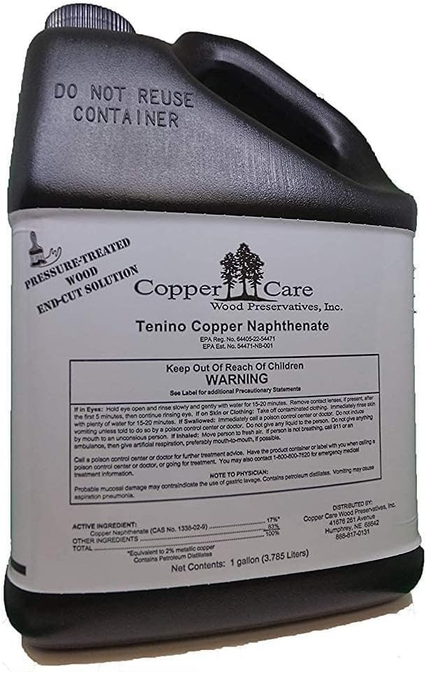 Ready-to-Use 1 Gallon Copper Naphthenate 17% Wood Preservative for Exterior Use