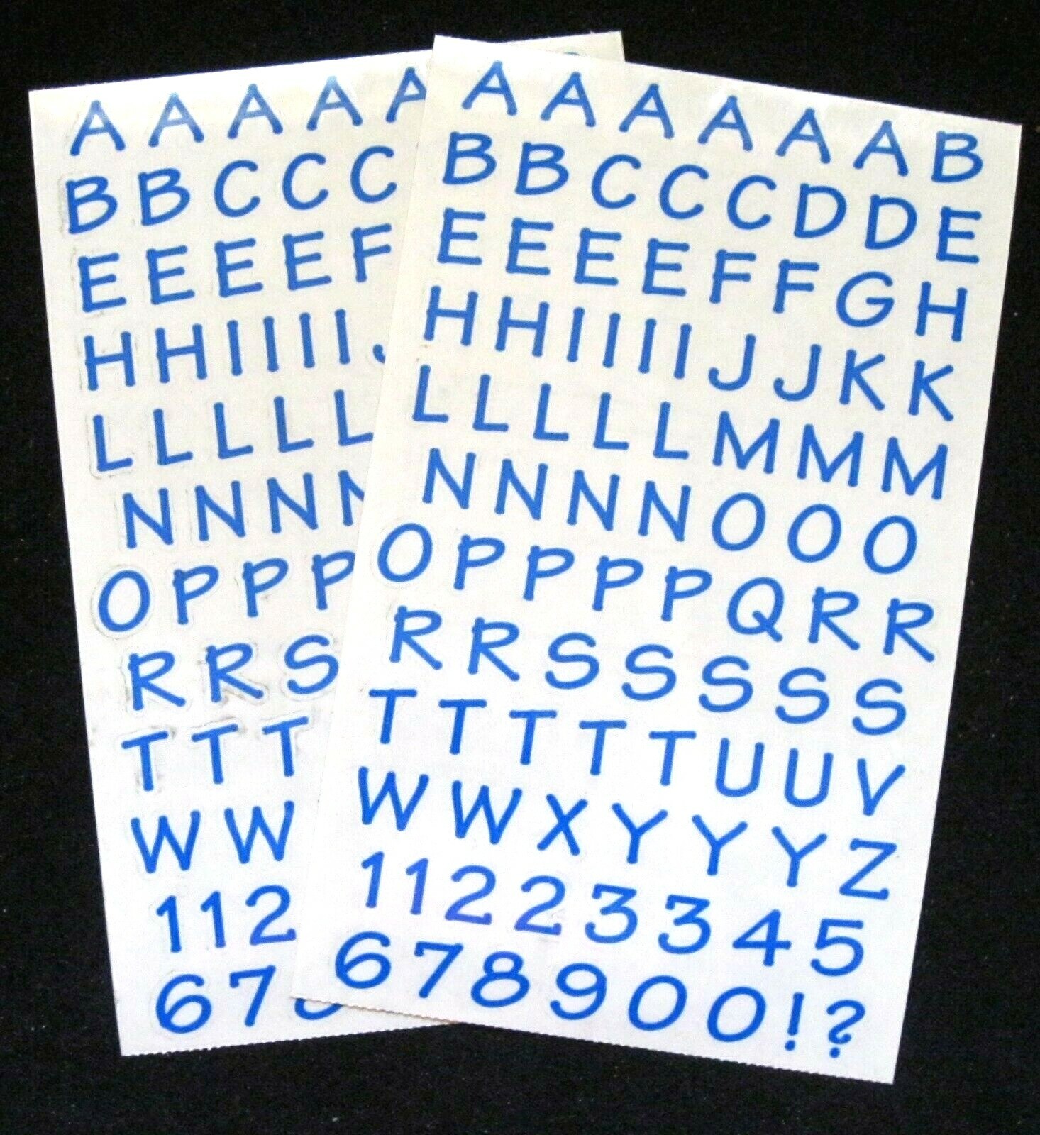 Mrs Grossman Alphabet Variety Sticker Sheets *Your Choice* See Description