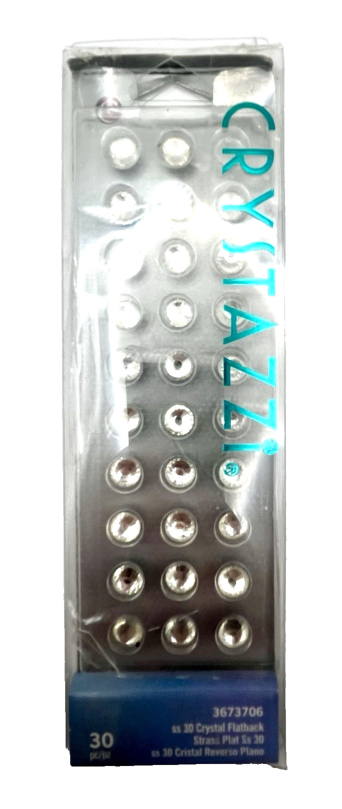 Crystazzi 29 Piece Flatback Crystal Rhinestones Glue On