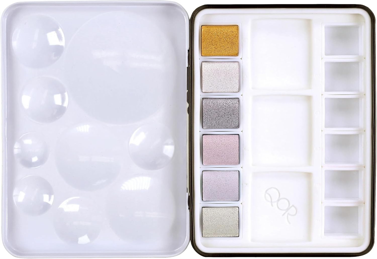 Golden QoR Mini ~REFLECTIVE~ 6 Color 1/2 Pan Watercolor Set ~ Free Shipping