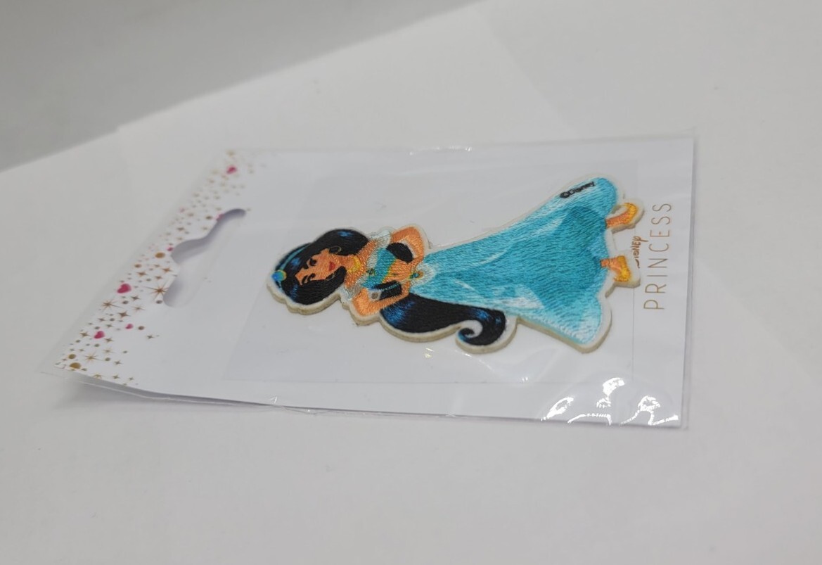 Disney Princess Iron on Patch Aladdin Princess Jasmine w/Turquoise Bandeau New