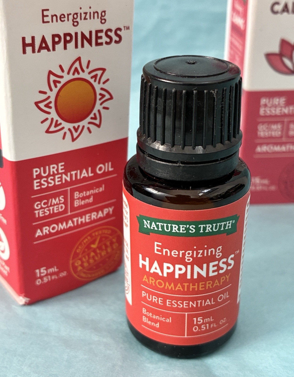 Nature’s Truth Aromatherapy Pure Essential Oil Happiness & Calming Lot of 2