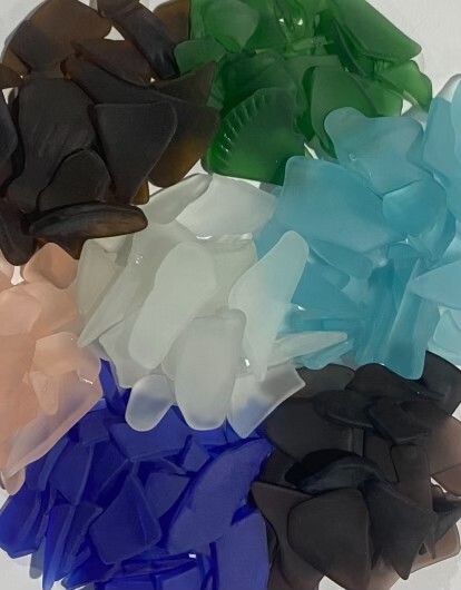 Genuine Beach Sea Glass Variety ~ Blue Green Pink Brown White Purple – U PICK!