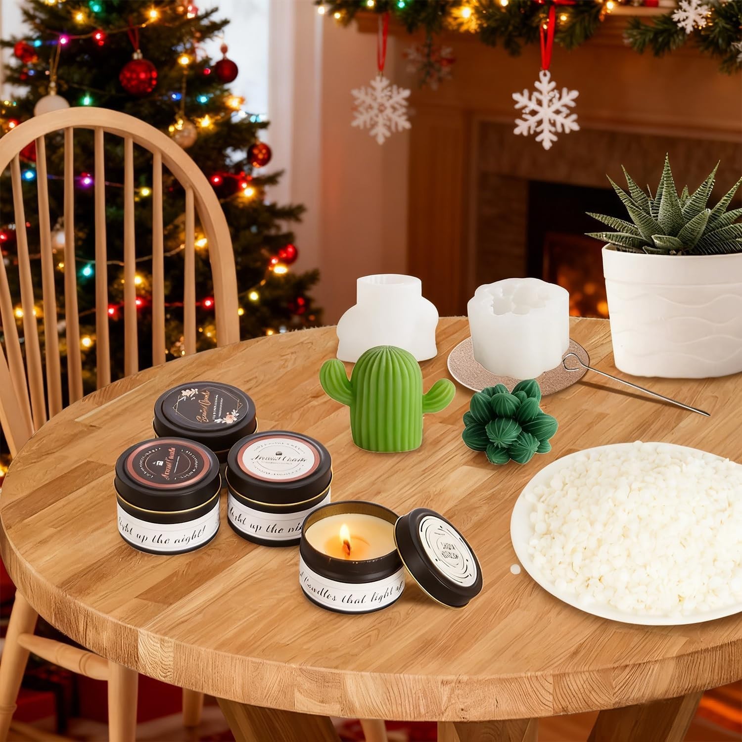 Complete Soy and Beeswax Candle Making Kit for Adults with Wax Melter | Wax M…