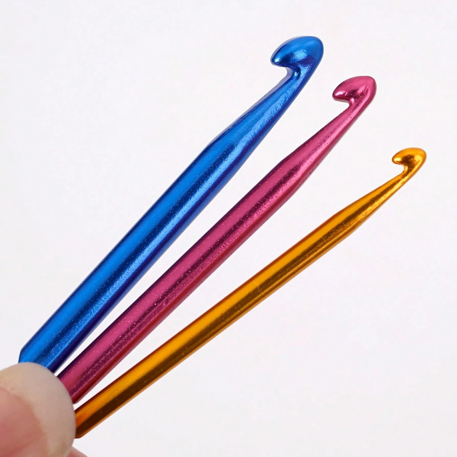 3pcs Crochet Hook Set Yarn Knitting Needles Sewing Tools DIY Crochet Craft Tools