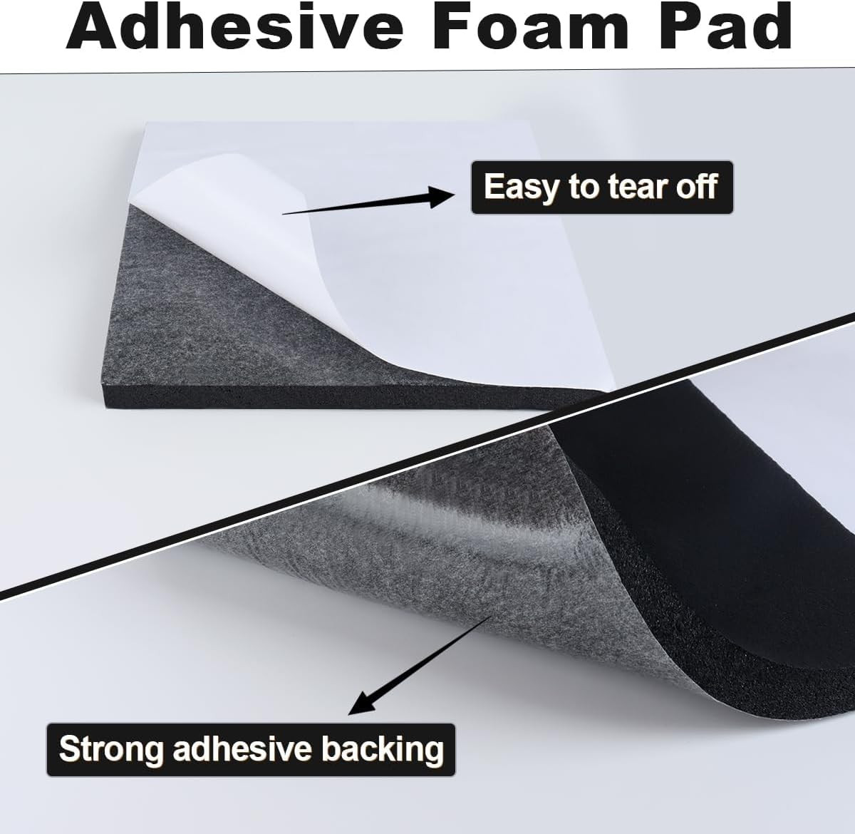 10 Pcs 1/8″ Thick Foam Padding Sheets with Adhesive Backing – 4″ X