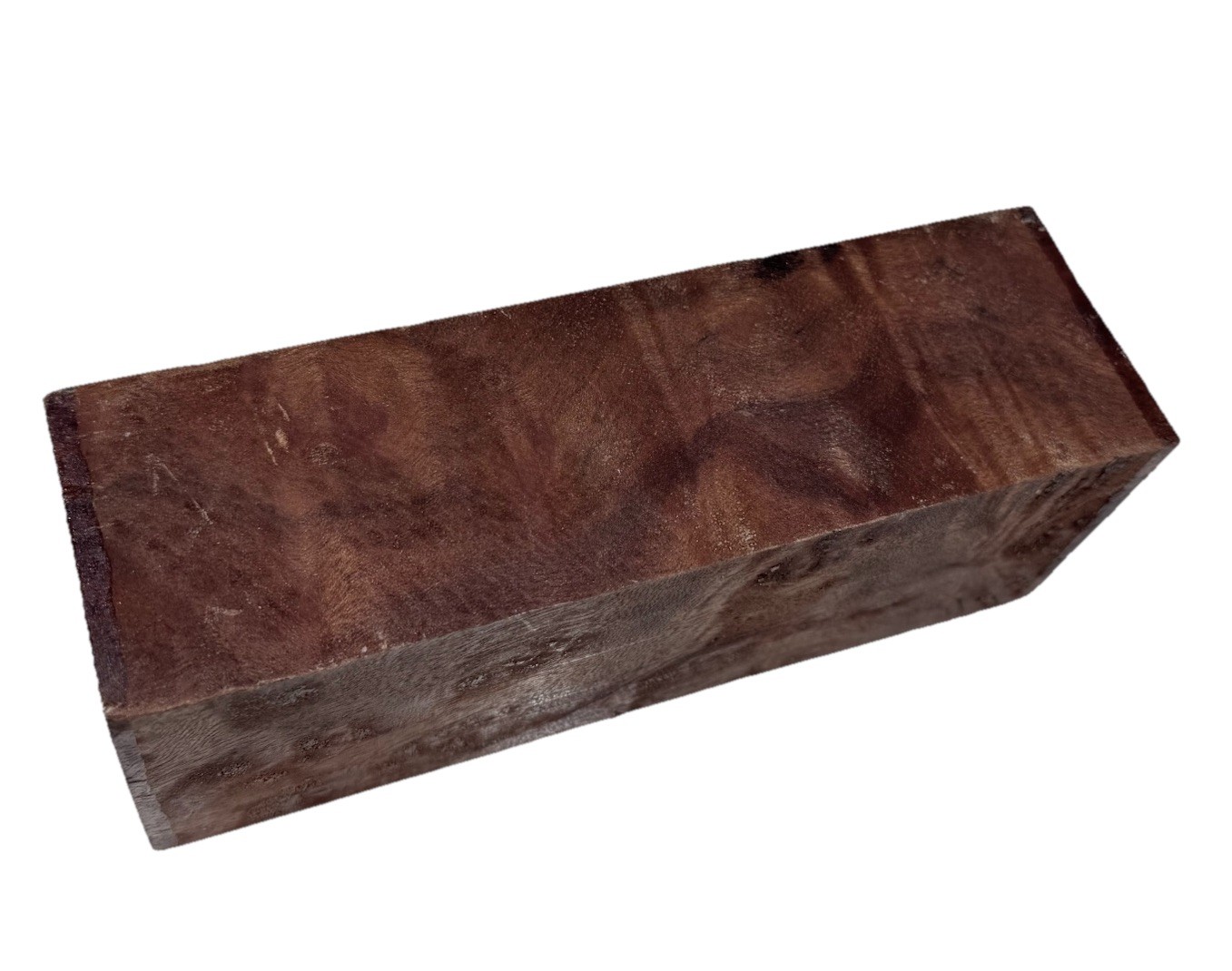 Camphor Burl wood block 7-3/8″ x 2-5/8” x 2-1/4″ (c73) Dried Craft Block