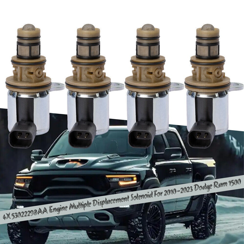 4x Multiple Displacement Solenoids For Dodge Ram 1500 Jeep Chrysler 5.7L 6.4L V8