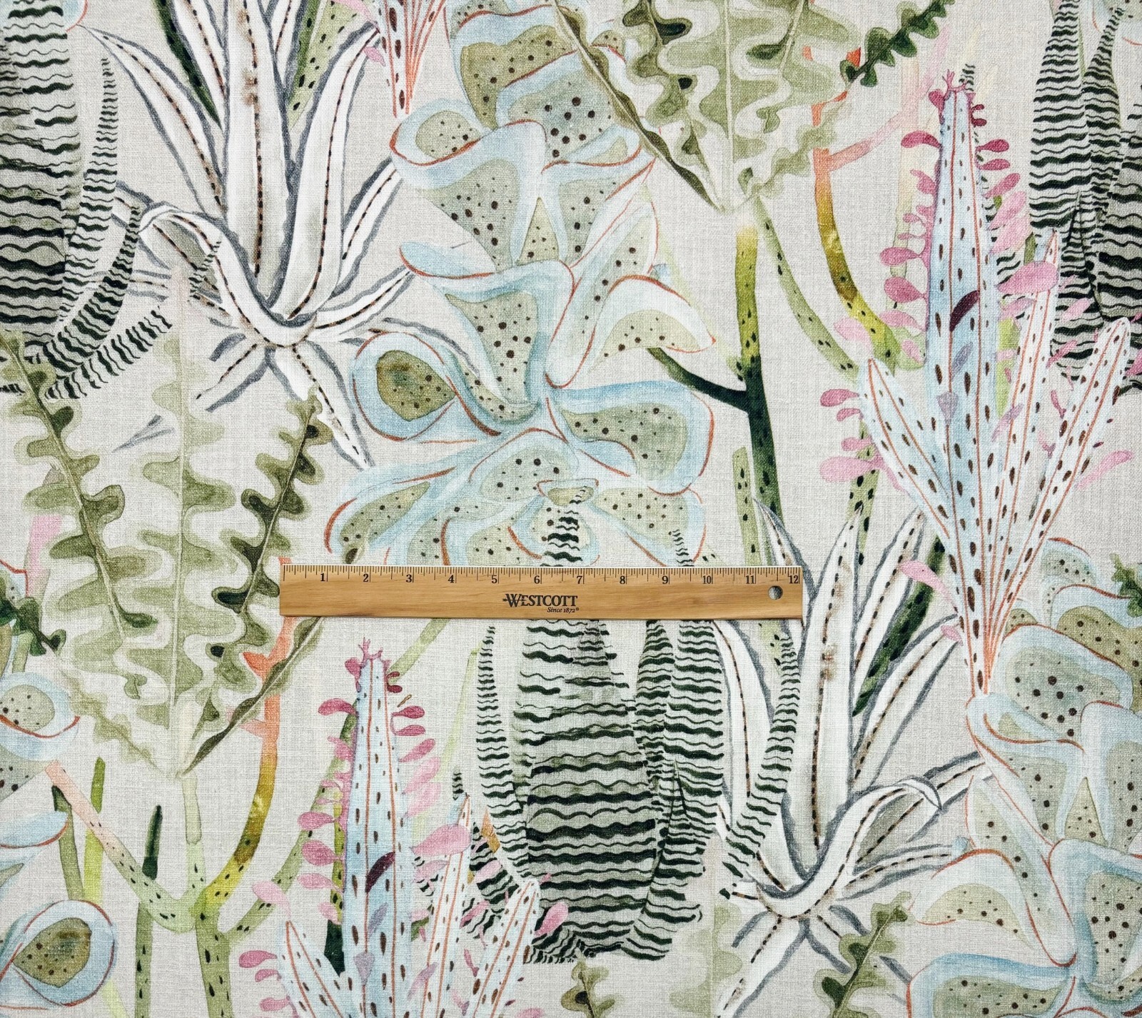 BALLARD DESIGNS FREYA MULTI TROPICAL SEA FLORAL MULTIUSE FABRIC BY YARD 54″W