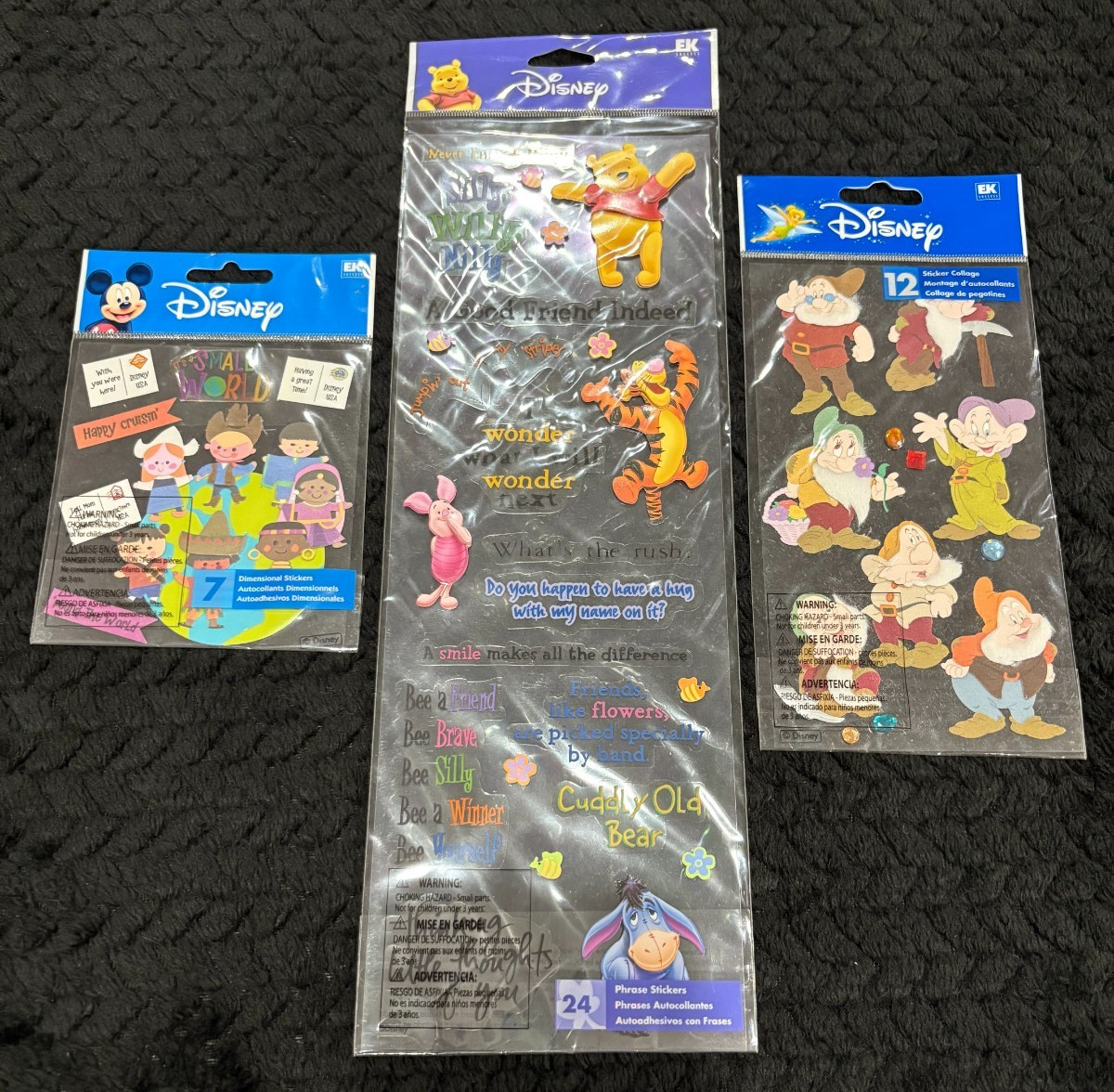 EK Success Disney Jolee s Boutique Stickers lot (see description for details)