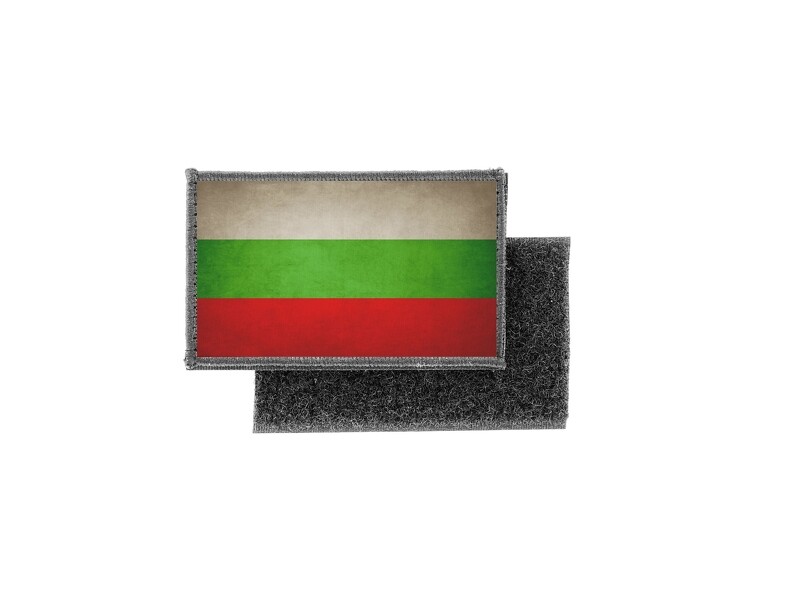 Flag patch printed badge country vintage bulgaria
