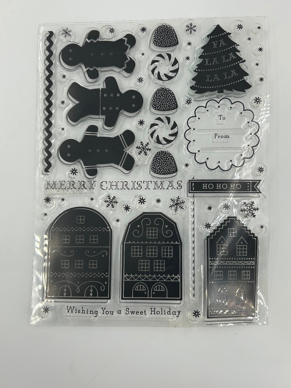 Unknown Brand Card Toppers Christmas Holiday 1 Sheet