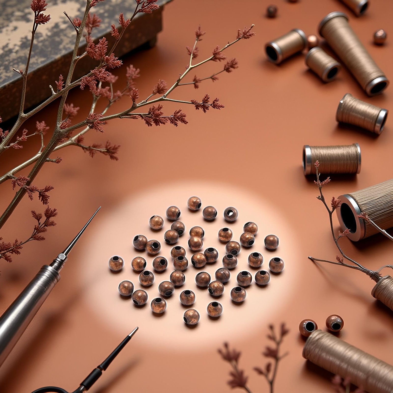 300Pcs/lot 3mm Antique Copper Round Spacer 3 Millimeters,