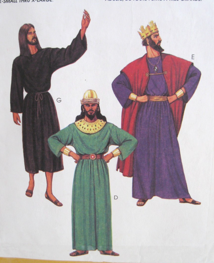 McCall’s 8435 Nativity /Biblical Unisex Adult Costume Pattern Large (40, 42) UC