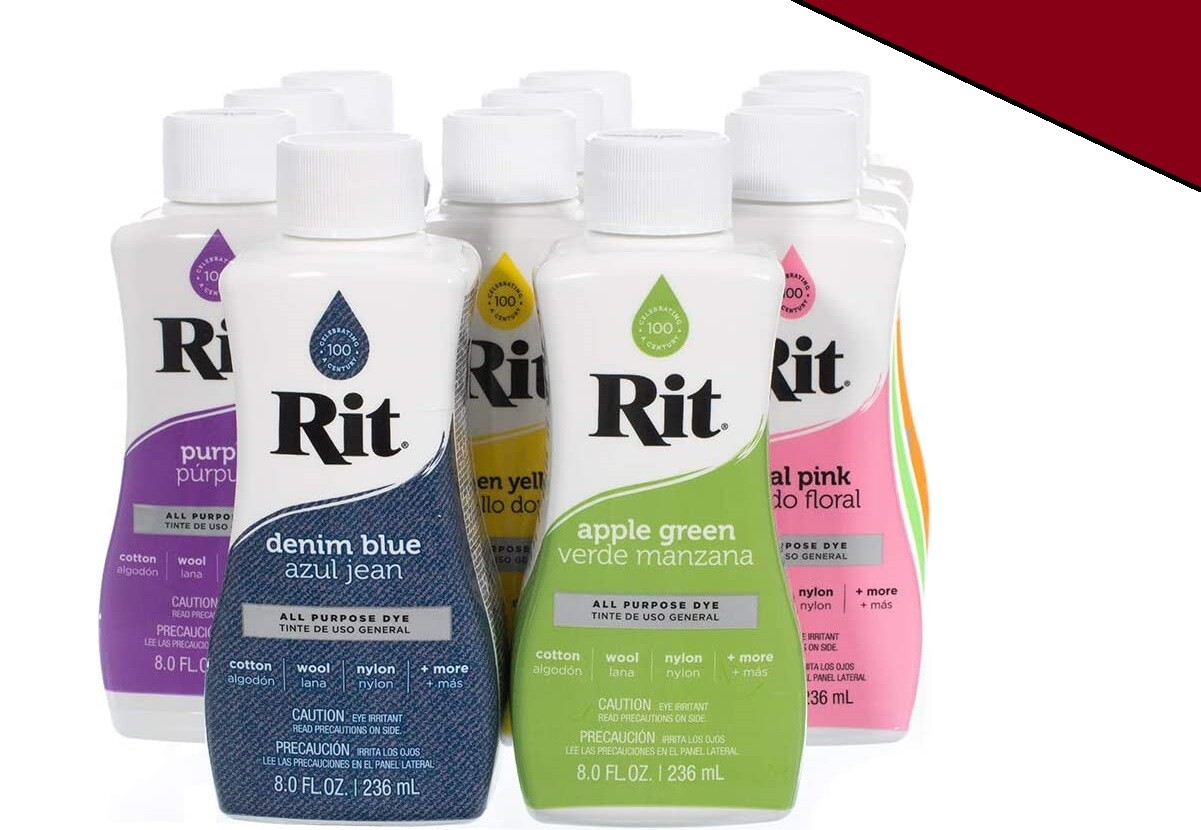 Rit Dye More For Clothes Liquid All Purpose Paint Restore Repair Black, 8 Oz New