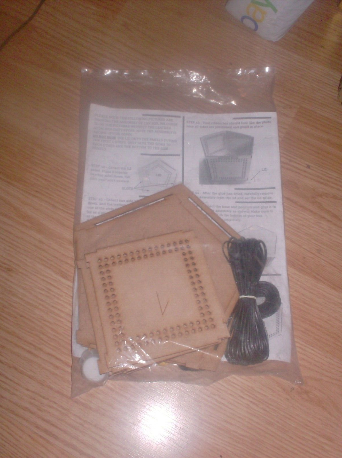 Therapeutic Craft Kit – Ribbon Box – Genuine Leather #3320 New