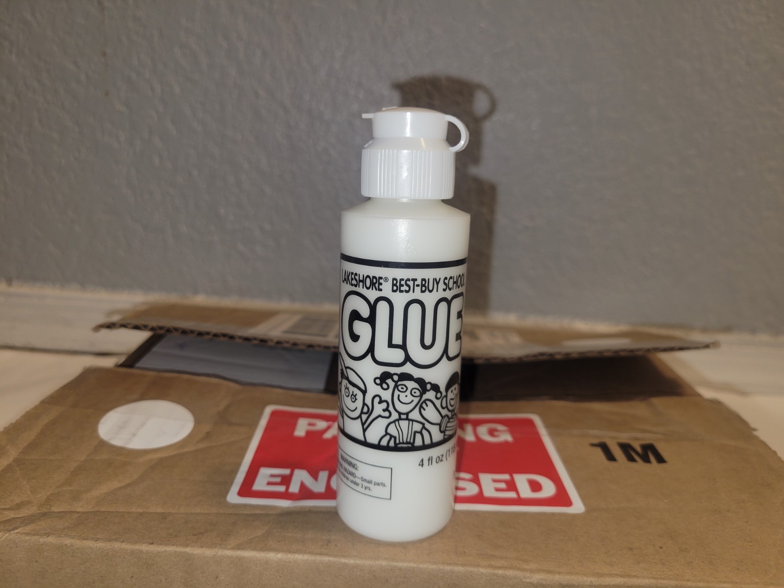 New 24 Set Lakeshore Washable School Glue 4 Oz Bottle Safe Non-toxic White