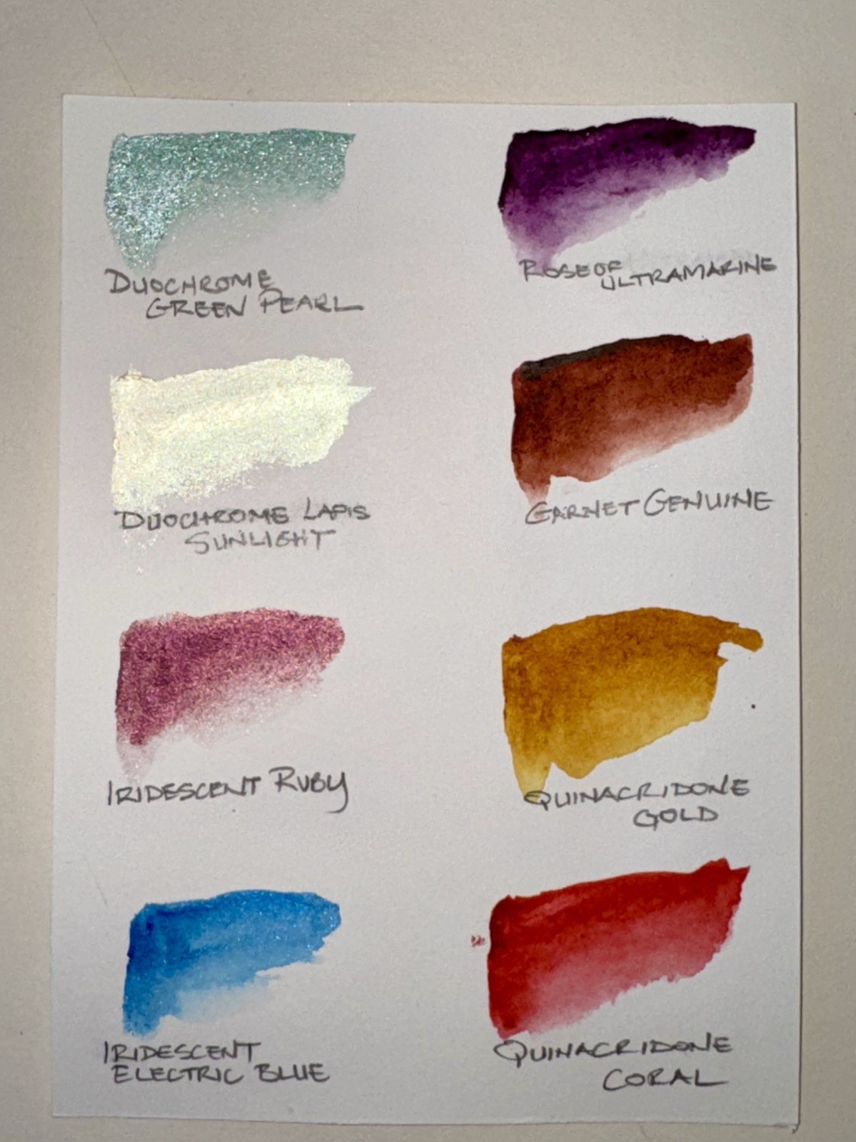 Luminescent 6 Color Dot sheets – Daniel Smith Extra Fine Watercolors