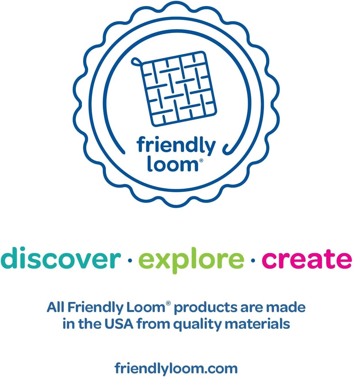 Traditional Potholder Loom Kit Cotton Loops Weaving Craft for All Ages