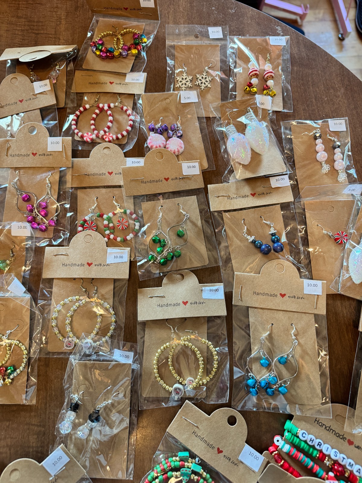 161 Pieces of Handcrafted Christmas Jewelry – Boutique Inventory