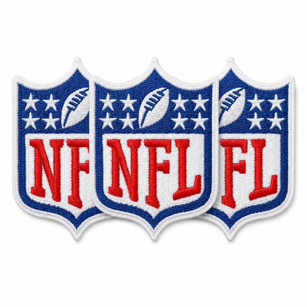 NFL Shield Embroidered Patch – Badge Sew-on/Iron-on 7x9cm