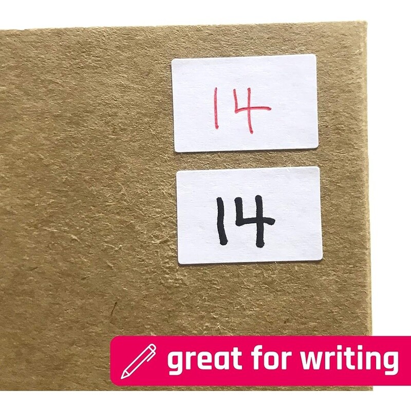 900 Pack Price Stickers Small White Labels Self Adhesive Matte Surface Writing